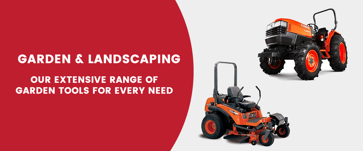 Garden equipment from TG Tool Hire